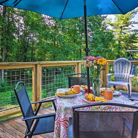 Shaw Creek Cottage With Fire Pit And Forest Views Хендерсонвилл Экстерьер фото