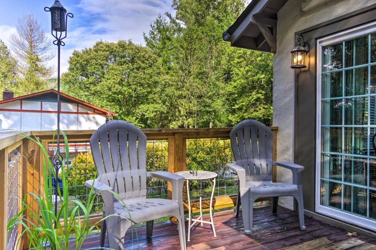 Shaw Creek Cottage With Fire Pit And Forest Views Хендерсонвилл Экстерьер фото