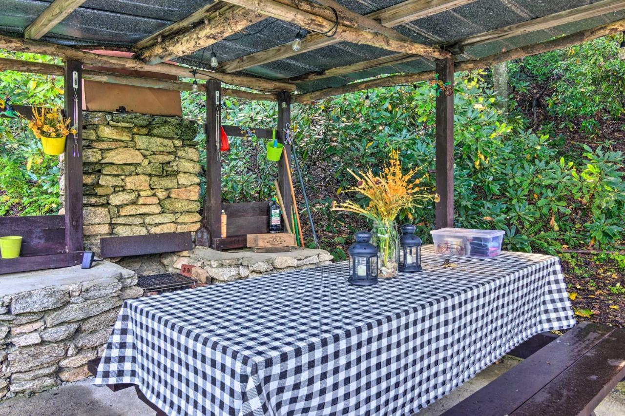 Shaw Creek Cottage With Fire Pit And Forest Views Хендерсонвилл Экстерьер фото